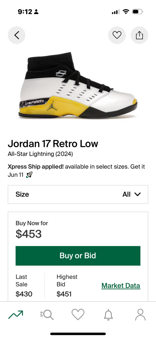 New Sneaker Fee